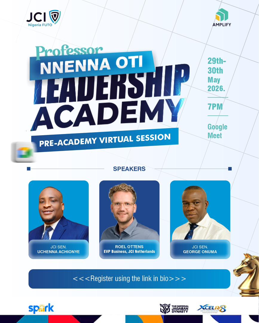 Pre-Academy Virtual Session, Speakers: JCI Sen. Uchenna Achionye, Roel Ottens, JCI Sen. George Onuma