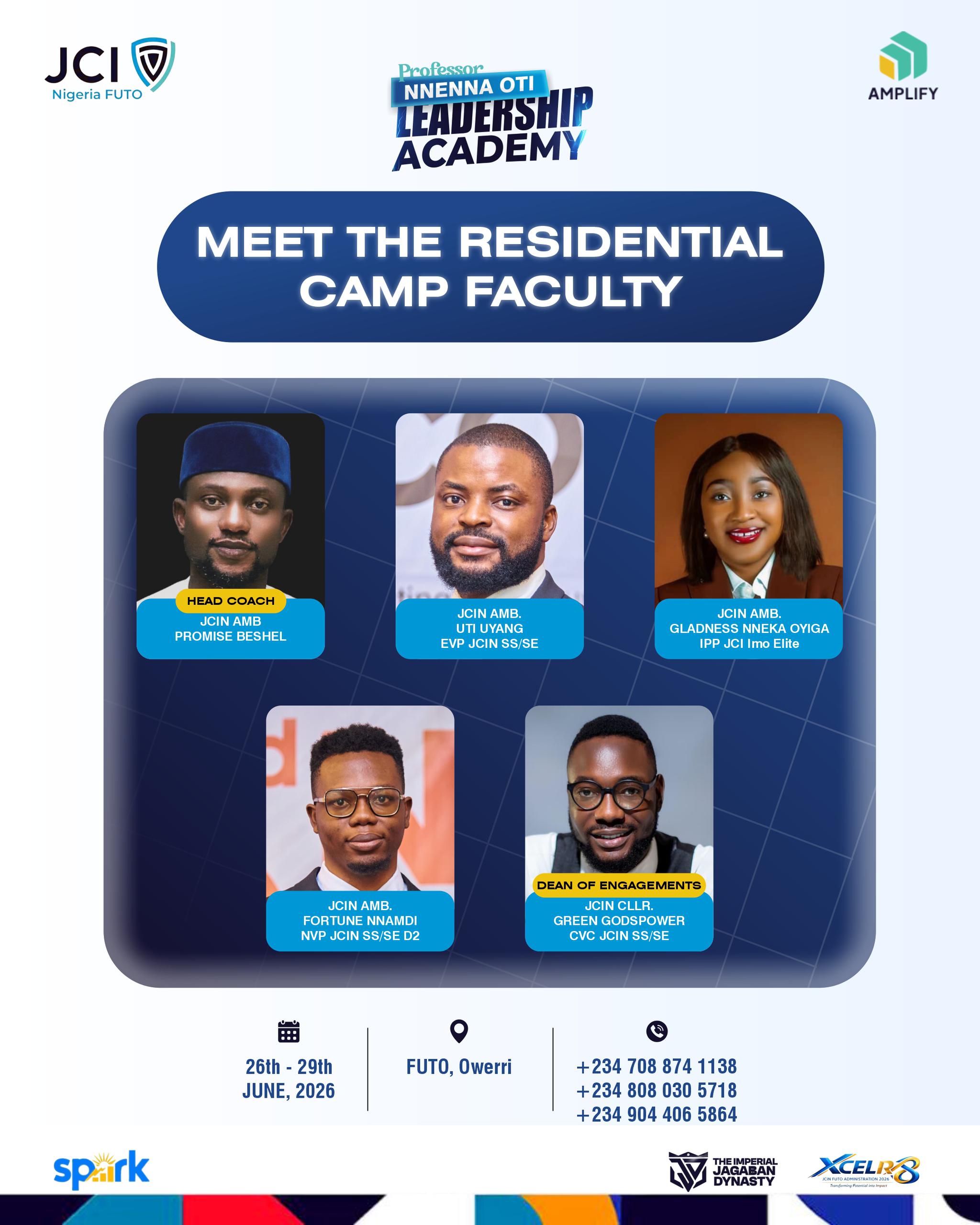 Meet the Residential Camp Faculty, PNOL Academy 26–29 June 2026